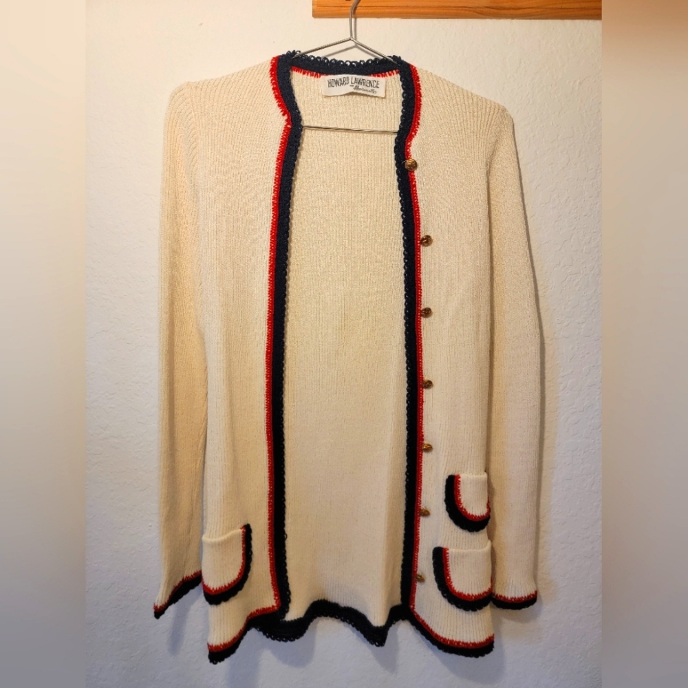 VINTAGE Howard Lawrence by Maisonette Union Made Cardigan